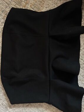 Black Peplum strapless top